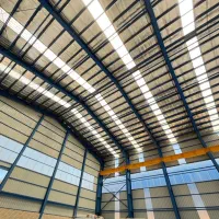 ساخت سقف سوله(شیروانی)ورق فایبر گلاس نوری