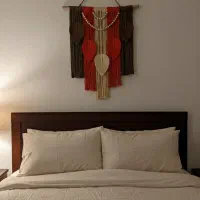 دیوارکوب مکرومه