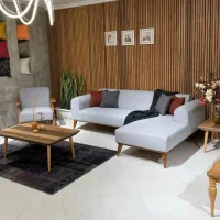 مبل چپگرد و راستگرد راحتی ۶ نفره|مبلمان خانگی و میز عسلی|کرج, محمد آباد|دیوار