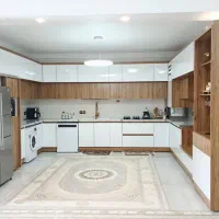 دکوراسیون داخلی کلاسیک.کابینت کمددیواری میزتلوزیون