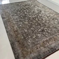 فرش۹متری تمام اکرولیک گل برجسته تراکم۳/۶۰۰