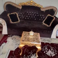 مبل راحتی همراه با جلو مبلی|مبلمان خانگی و میز عسلی|باسمنج, |دیوار