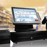 صندوق فروشگاهی + پرینتر و بارکدخوان