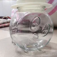 ظرف حبوبات شیشه ای شش عدد