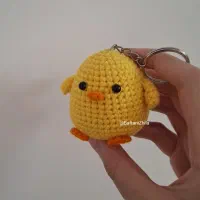 جوجه بافتنی آویز و جاکلیدی اش|اسباببازی بچه|شیراز, بعثت|دیوار