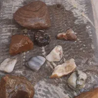 ۳۵ عدد سنگ طبیعی انواع سنگ ها|زیورآلات و اکسسوری|اصفهان, پوریای ولی|دیوار