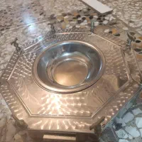 منقل هشت ضلعی قدیمی با گلاب پاش