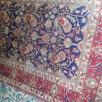قالیچه ۴ متری دستبافت کهنه قدیمی عتیقه|فرش|تهران, نظامی گنجوی (توانیر)|دیوار