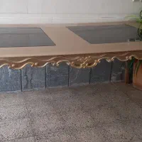 میز ناهار خوری ۸نفره تمام چوب وبدون صندلی