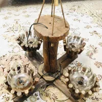 لوستر چوبی