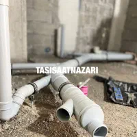 لوله کشی ساختمان نصب شیرآلات بهداشتی