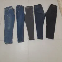 شال وشلوار های جین ودو عدد مقنعه نو|لباس|بروجرد, |دیوار