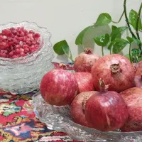 انارخوری بلور قدیمی|ظروف سرو و پذیرایی|قم, چهار مردان|دیوار