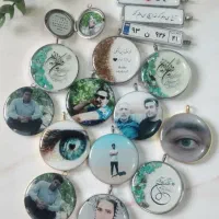 گردنبند عکس رزینی