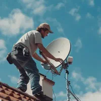 نصب و تنظیم آنتن و نصاب تلوزیون تا۱۲بامداد