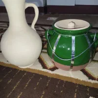 پارچ سفال وقابلمه سفال