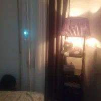 آباژور مشکی سالم فلز طبقه چوب|چراغ خواب و آباژور|تهران, مسعودیه|دیوار