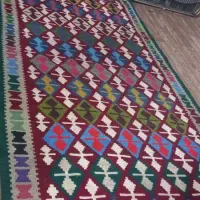 گلیم دست بافت نو نو نخ پشم