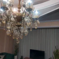 دوعدد لوستر برنجی سالم وتمیز|لوستر و چراغ آویز|شهریار, شهریار|دیوار