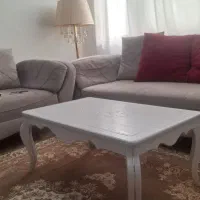 مبل راحتی و میز و عسلی و میز ناهارخوری 4 نفره