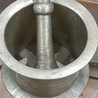 کاسه درب دارمسی برجسته قاجاری|کلکسیون اشیاء عتیقه|قم, میدان نو|دیوار