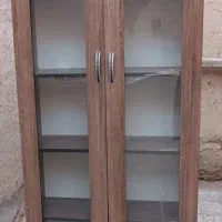 کمد کتابخانه چوبی شیک و جادار دو درب