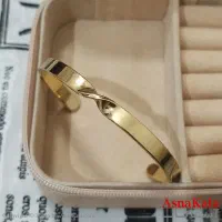 دستبند استیل رنگ ثابت مناسب روز مرد