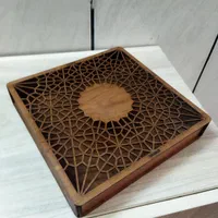 جعبه چوبی مناسب هدیه و سرو|صنایع دستی و سایر لوازم تزئینی|اصفهان, شهرک مهدیه|دیوار