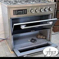 اجاق گاز طرح فر 5شعله نمااستیل