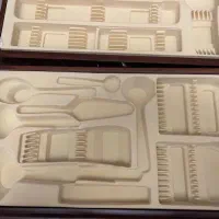 صندوق چوبی۳ طبقه سرویس قاشق و چنگال عروس|ظروف سرو و پذیرایی|تهران, دهکده المپیک|دیوار