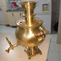 سماور ذغالی قدیمی و آنتیک باکتری شیردار|کلکسیون اشیاء عتیقه|پردیس, فاز ۸|دیوار