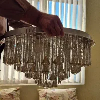 ۴ عدد لوستر|لوستر و چراغ آویز|اهر, |دیوار