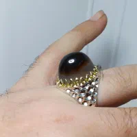 انگشتر نقره عقیق سه پوست طبیعی|جواهرات|تهران, امام زاده حسن|دیوار