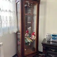 بوفه ویترین چوبی