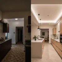 بازسازی طراحی کناف نقاشی برقکشی قساطی