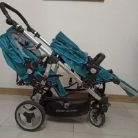 کالسکه دوقلویی پیرگاردین|کالسکه و لوازم جانبی|ساری, |دیوار