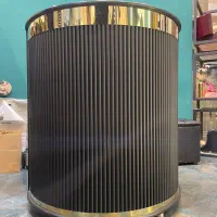 میز کانتر گرد مینیمال مشکی