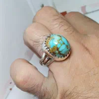 انگشتر نقره دستساز فیروزه نیشابور طبیعی|جواهرات|تهران, امام زاده حسن|دیوار