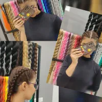 خدمات شنیون میکاپ مدل بافت مو اموزش