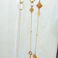 گردنبند طلا بلند ونکلیف زیبا با فاکتور فقط ۲ درصد|جواهرات|ری, دیلمان|دیوار