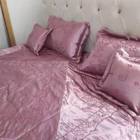 روتختی عروس دو نفره ساتن|سرویس روتختی|اصفهان, طامه|دیوار