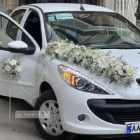 گل آرایی ماشین عروس/دسته گل/مراسم عقد و محضر