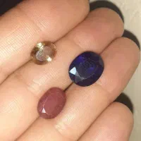 نگین یاقوت کبود ،الکساندریت 3رنگ ،یاقوت سرخ برمه|جواهرات|مسجد سلیمان, |دیوار