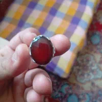 انگشتر عقیق یمن عربی رکاب دست ساز