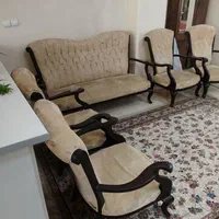 مبل چوب راش7نفره|مبلمان خانگی و میز عسلی|تهران, منیریه|دیوار