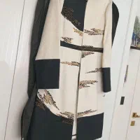 مانتو مجلسی ابریشمی کاردست متعلق به کشور ترکیه