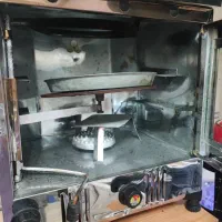 تنور گازی استیل دوطبقه