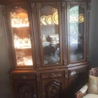 ویترین تمام چوب منبت کار اصفهان