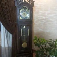 ساعت ایستاده چوبی زنگدار