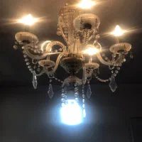 کریستال ( شیشه ای ) ۶ شعله  سالم و شیک